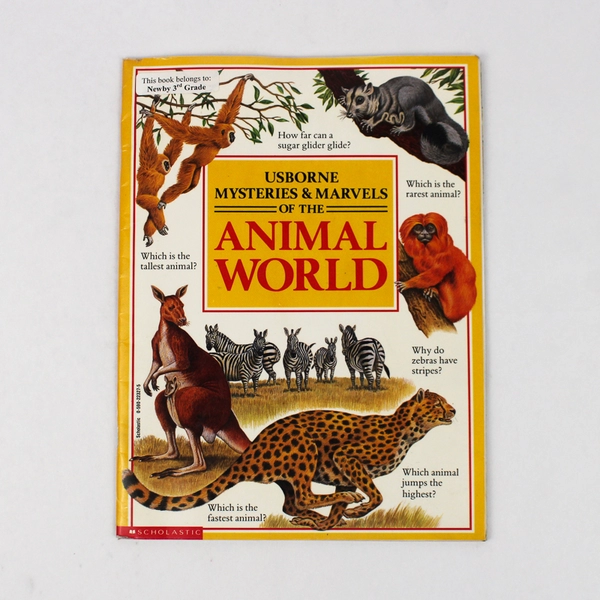 Usborne Mysteries & Marvels of the Animal World Karen Goaman Heather Amery 1994