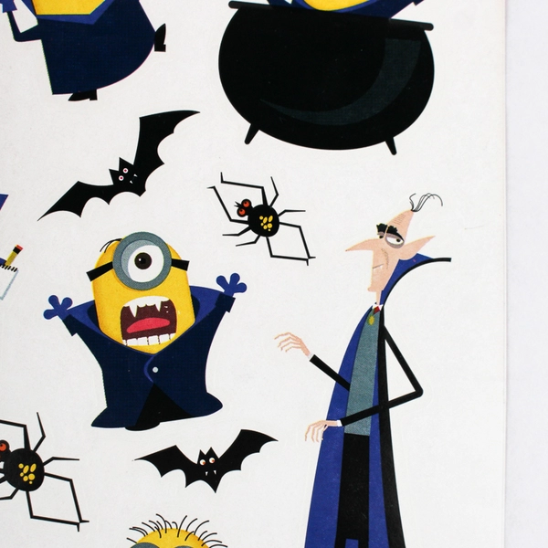 Minions Dracula's Last Birthday Lucy Rosen W/Glow in the Dark Stickers 2015 PB