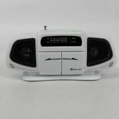 Life Long Portable AM FM Radio Compact Lightweight White 