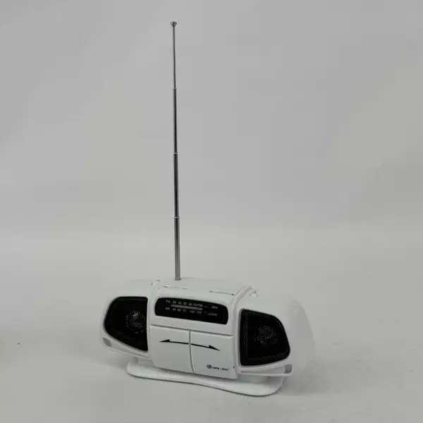 Life Long Portable AM FM Radio Compact Lightweight White 