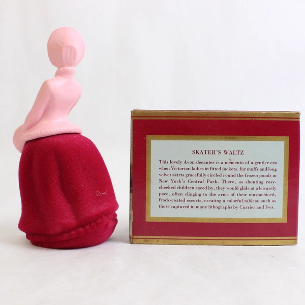Vintage Avon Skater's Waltz Decanter Charisma Cologne (Full Bottle, 4 Oz)