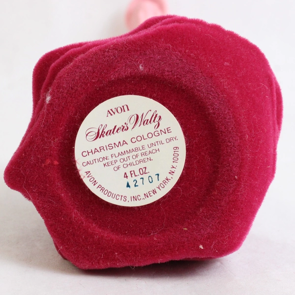 Vintage Avon Skater's Waltz Decanter Charisma Cologne (Full Bottle, 4 Oz)