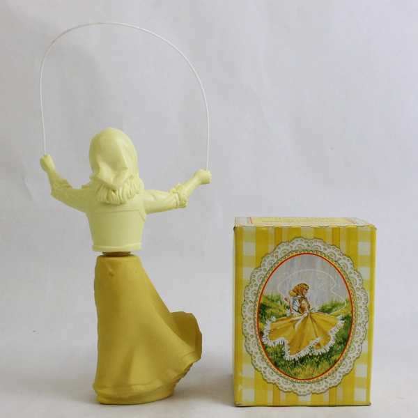 Vintage Avon Skip A Rope Decanter Roses, Roses Cologne (Full Bottle, 4 Oz)