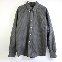 Eddie Bauer Black Red White Plaid Long-Sleeve Button-Down Shirt Men's XL