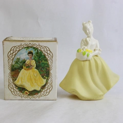 Vintage Avon Flower Maiden Decanter Cotillion Cologne (Full Bottle, 4 Oz)