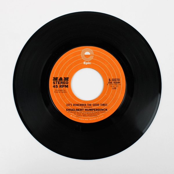 Lot of 5 Engelbert Humperdinck 7" Vinyl Single Records Scratches DIY Crafts