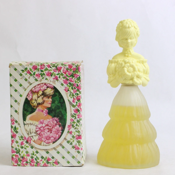 Vintage Avon Garden Girl Decanter Charisma Cologne (Full Bottle, 4 Oz)