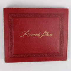 Vintage Decca Record Album Case Holds 12 7" Vinyl Records Storage Holder