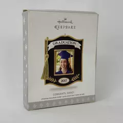 Hallmark Keepsake Ornament 2017 Congrats Grad Porcelain Photo Holder