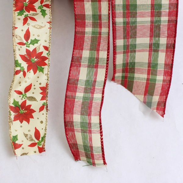 Lot of 9 Rolls Christmas Holiday Gift Wrap Ribbon