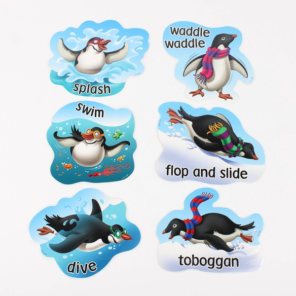 Set of 36 Laminated Penguin Marine Biology Study Cards