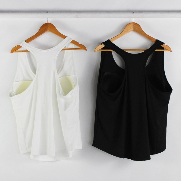 Lot of 2 Padded Bra Tank Tops Women's Size 3XL Black and White