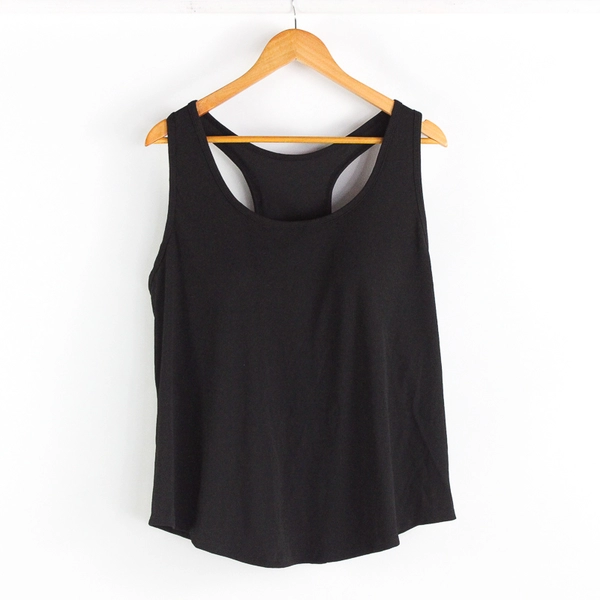 Lot of 2 Padded Bra Tank Tops Women's Size 3XL Black and White