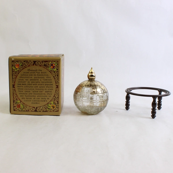 Vintage Avon A Man's World Decanter Windjammer After Shave Empty Bottle 6 Oz