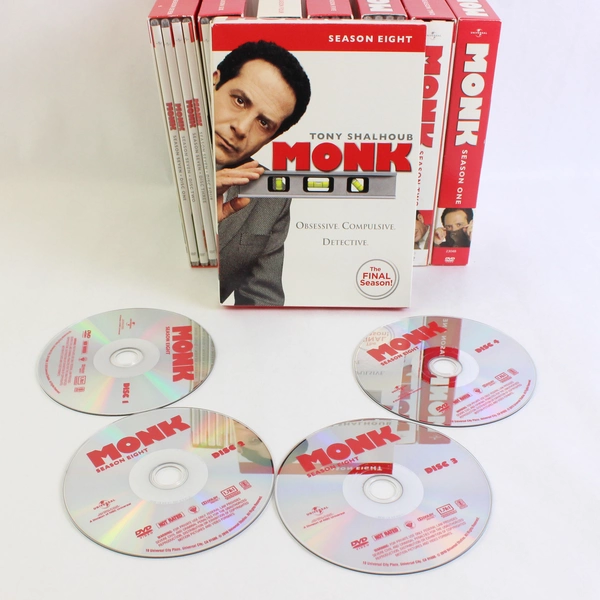 Monk The Complete Series DVD 32-Disc Set Seasons 1-8