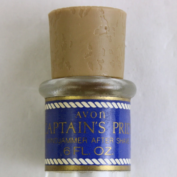 Vintage Avon Captain's Pride Decanter Windjammer After Shave Empty Bottle 6 Oz
