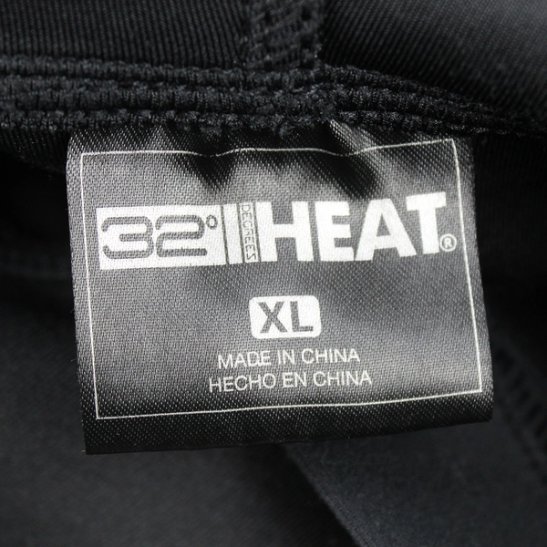 32 Degrees Heat Solid Black Hoodie Women's Size XL