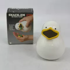 DeVine Snack-Em Ceramic Chick Nut Raisin Or Candies Jar