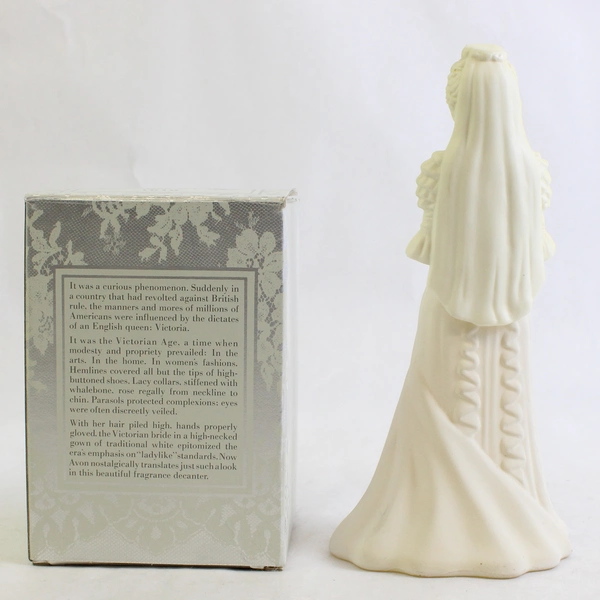 Vintage Avon Bridal Moments Decanter Sweet Honesty Cologne Empty Bottle 5 Oz