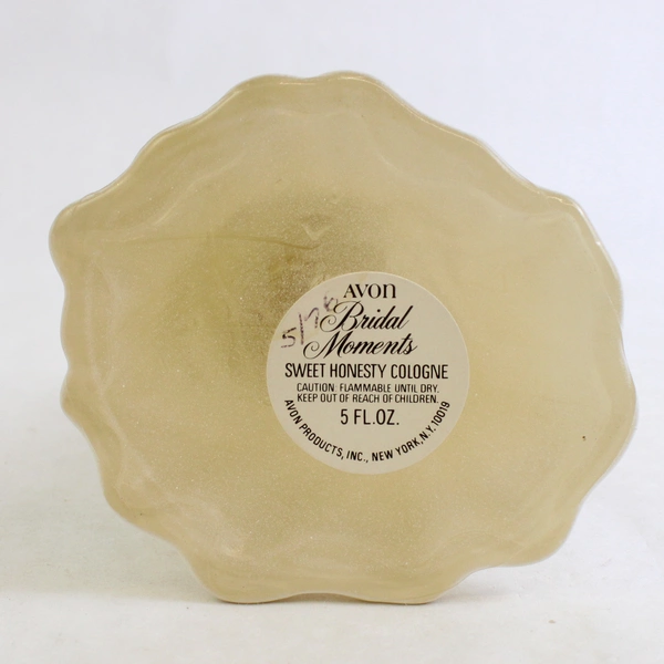 Vintage Avon Bridal Moments Decanter Sweet Honesty Cologne Empty Bottle 5 Oz