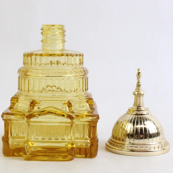 Vintage Avon The Capitol Decanter Tribute After Shave Empty Bottle 5 Oz