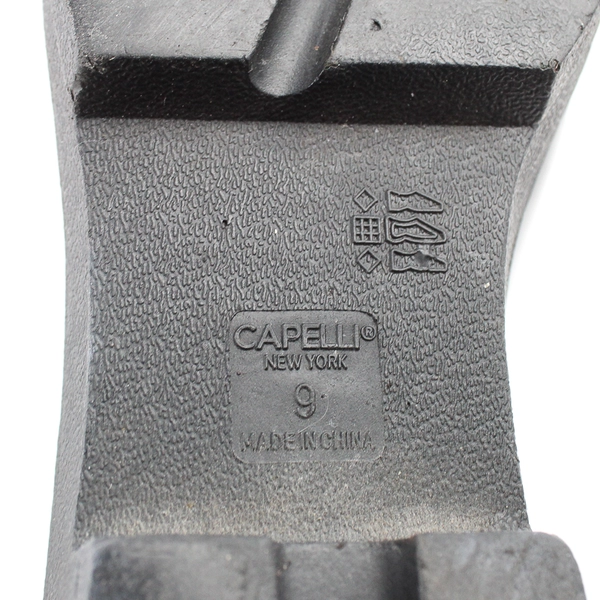 Capelli Black Chelsea Rain Boots Women's U.S. Size 9