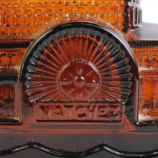 Vintage Avon Side Wheeler Decanter After Shave Spicy Empty Bottle 5 Oz