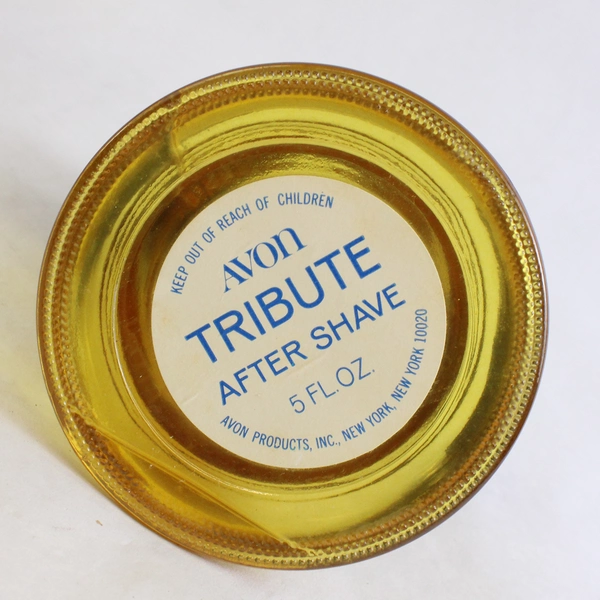 Vintage Avon Liberty Bell Decanter Tribute After Shave Empty Bottle 5 Oz