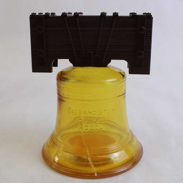 Vintage Avon Liberty Bell Decanter Tribute After Shave Empty Bottle 5 Oz