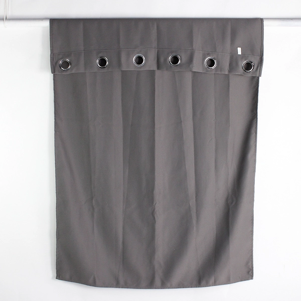 Set of 2 Unbranded Solid Gray Grommet Top Curtains 40" x 63"