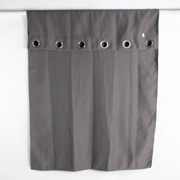 Set of 2 Unbranded Solid Gray Grommet Top Curtains 40" x 63"