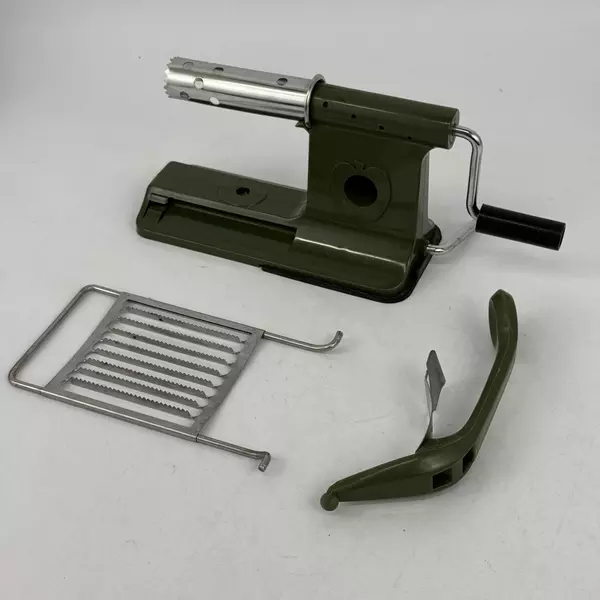 VTG Earth Grown Johnny Apple-Peeler W/ Original Box Hand Cranked Peel Slice Core