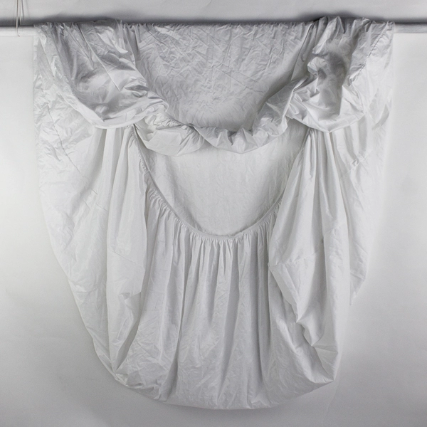 Fabrictech Solid White King Size Fitted Sheet