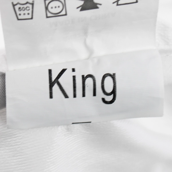 Fabrictech Solid White King Size Fitted Sheet