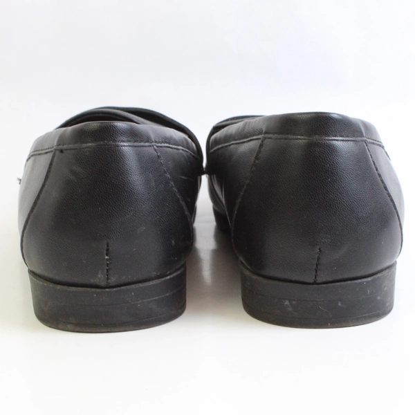 Kensie Solid Black Penny Loafers 'Gitty' With Padded Footbed Womens Size 9