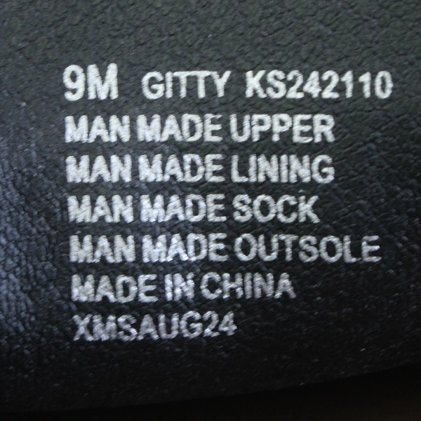 Kensie Solid Black Penny Loafers 'Gitty' With Padded Footbed Womens Size 9