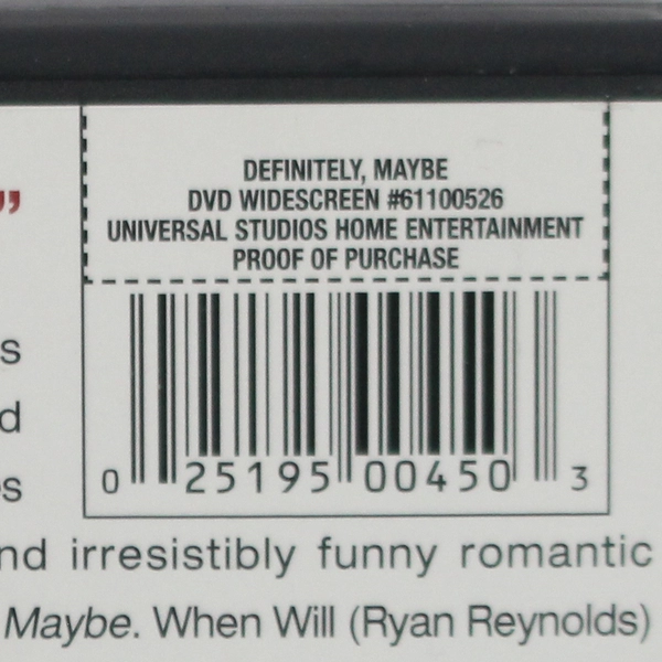 Definitely, Maybe (DVD, 2008) Ryan Reynolds Movie