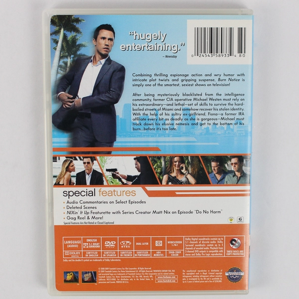 Burn Notice: Season Two (DVD, 2009) 4 Discs