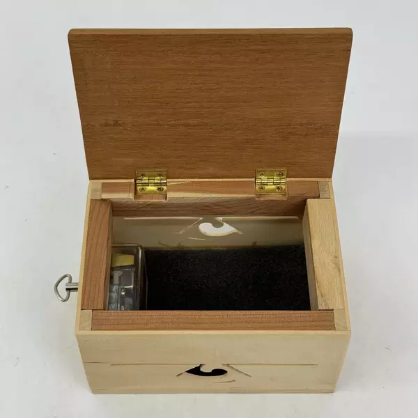 Handmade Cedar Musical Jewelry Box 3.5 x 7 Inch