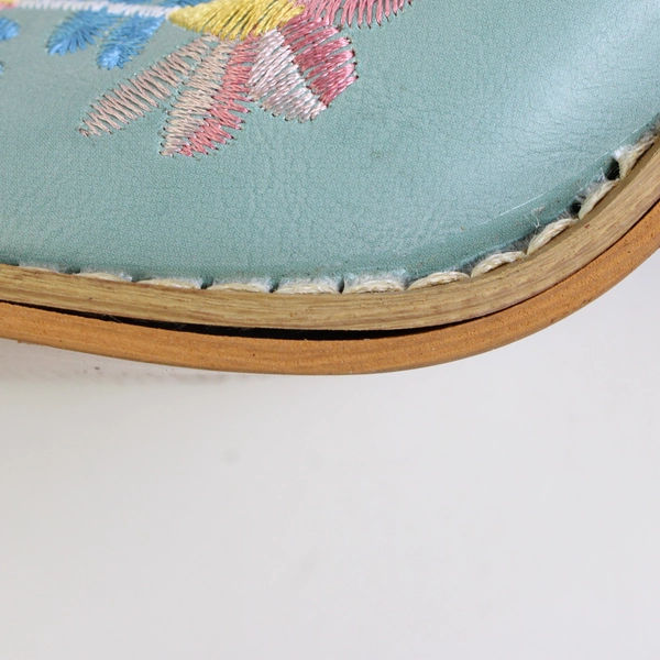 Unbranded Studded Embroidered Floral Chunky Heel Cutout Women's Size 9.5-10