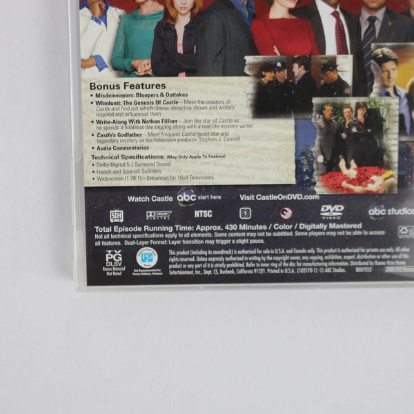Castle: the Complete First Season (DVD) 3 Disc Set
