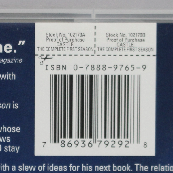 Castle: the Complete First Season (DVD) 3 Disc Set