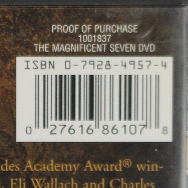 The Magnificent Seven 1960 Unrated Widescreen Special Edition DVD Pre-Owned