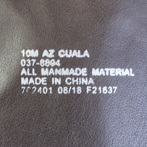 Unbranded Brown Faux Leather Knee High Boots 1.5" Block Heel Womens Size 10