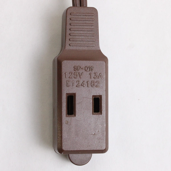 Lot of 8 Brown 3-Outlet Extension Cords 6 ft to 15 ft