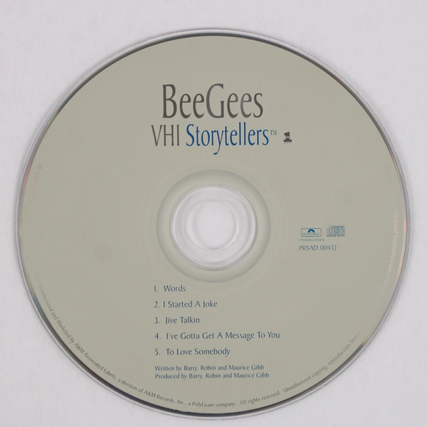 Bee Gees VH1 Storytellers CD 1997