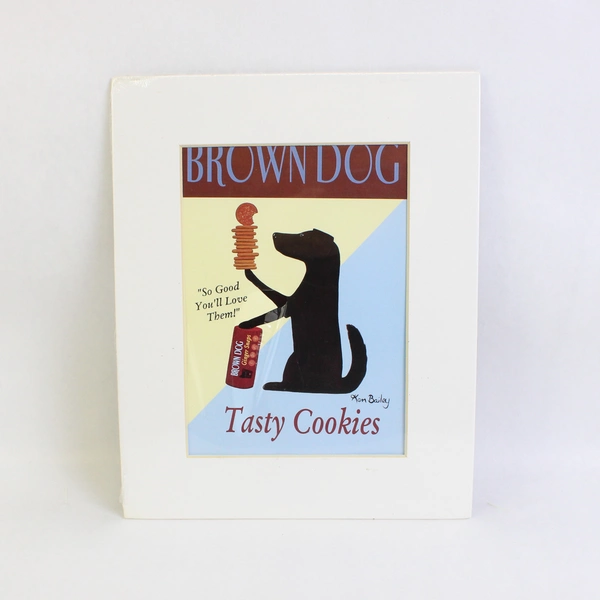 Artbeats Dog Art Print "Brown Dog Cookies" by Ken Bailey 10" x 8"