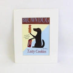 Artbeats Dog Art Print "Brown Dog Cookies" by Ken Bailey 10" x 8"