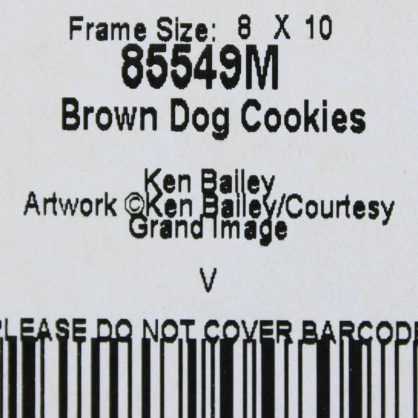 Artbeats Dog Art Print "Brown Dog Cookies" by Ken Bailey 10" x 8"
