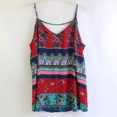 Maurices Multicolor Floral Print Spaghetti Strap Tank Women's Size 0